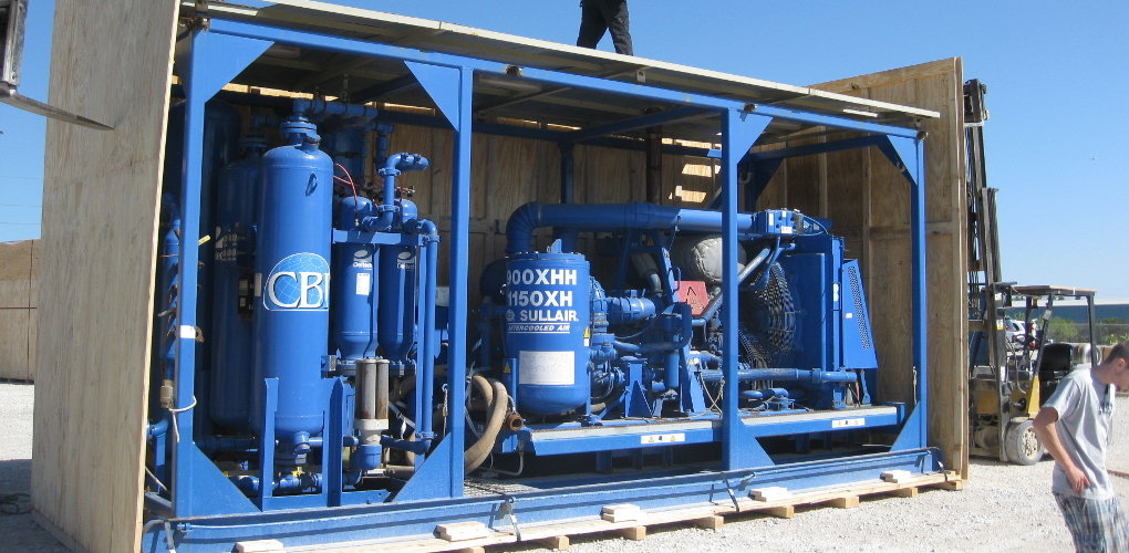 Blue miscellaneous gas equipment